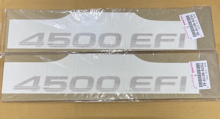 طقم كتابة 4500EFI جيب لاندكروزر 1998-2007 ذهبي (اصلي)