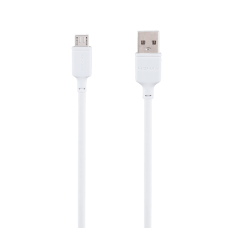 كيبل موماكس زيرو - من USB الى مايكرو  1م - ابيض