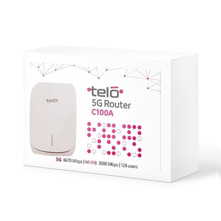 تيلو | راوتر منزلي 5G C100A  | سرعة تصل إلى 3000 ميجا