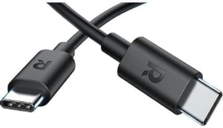 راف باور-كابل تايب سي الى تايب سي 1 متر – اسود