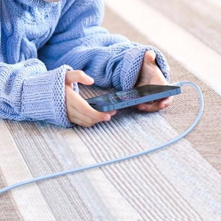 يوجرين - سلك شاحن USB إلى آيفون بطول 1 م - أبيض