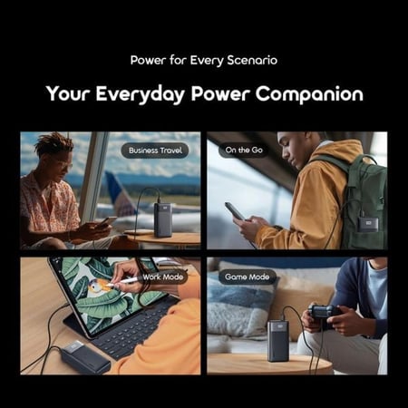 أورايمو | باور نوفا QF1 باور بانك 27000 مللي أمبير شحن سريع 22.5 واط