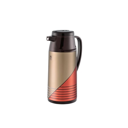 ترمس شاي ياباني بيكوك متعددة الأحجام بني