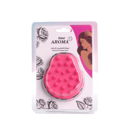 روز أروما فرشاة رأس سيليكون للتدليك