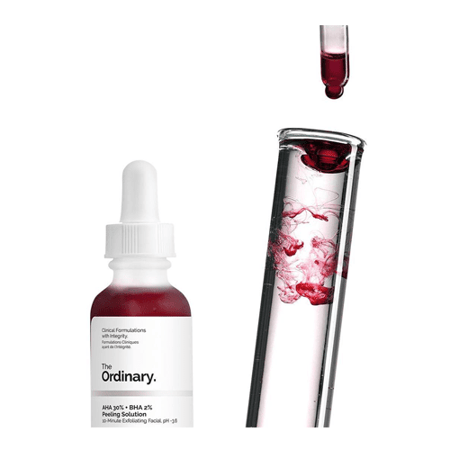 محلول تقشير مع 30 اي اتش اي و 2 بي اتش اي من ذا اورديناري