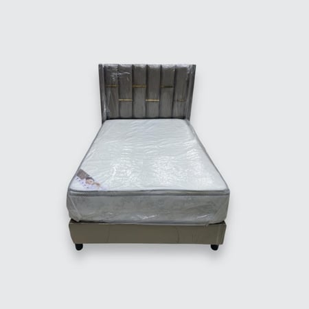 سرير نفر ونص ديكور  مخمل (M2)