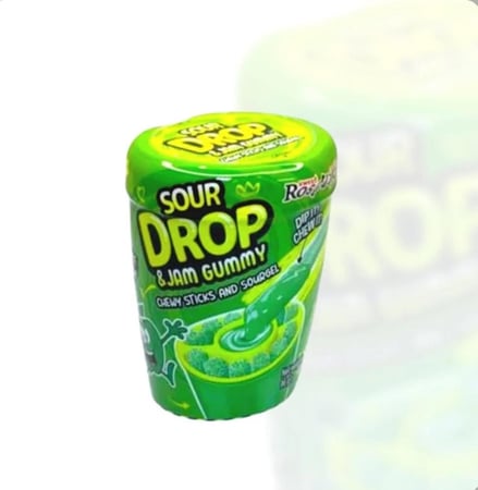 سوبر دروب جيلي مع مربى تغميس حامض (نكهتين )