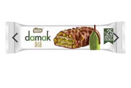 نستله داماك ويفر الشوكولاتة بالفستق damak