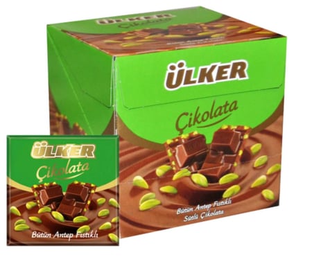 اولكر اخضر شوكولاتة بالفستق