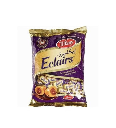 ايكليرز نكهتين ( شوكولاتة - حليب )