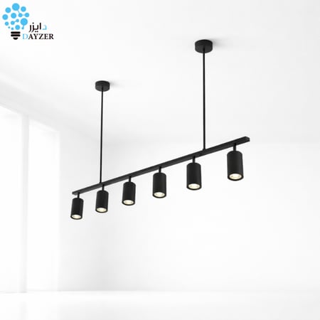 علاقي GU10 اسود ترك لايت