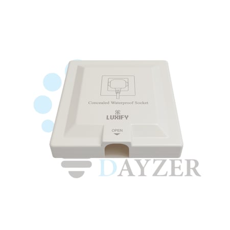 فيش ١٣ امبير مخفي ابيض لوكسيفاي