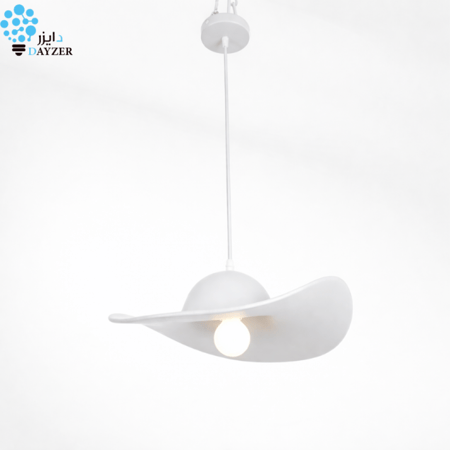 ثريا معلقة بتصميم كاب ابيض | Curve Cap | كيرف كاب