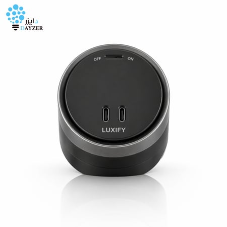 مأخذ شاحن TYPE C لمجرى الأفياش – تصميم دائري أسود