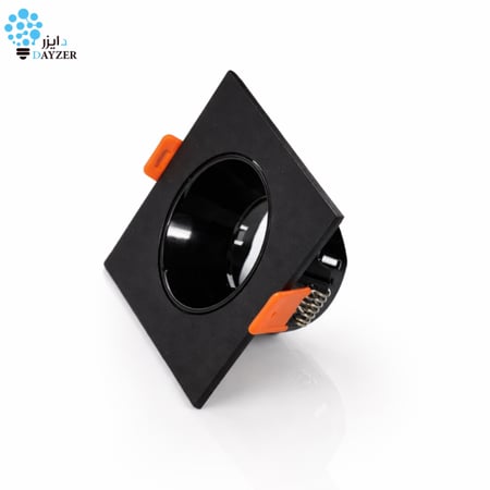 إطار مربع بلاستيك اسود كامل 7سم