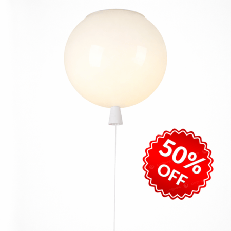 علاقي بالونة أبيض – مقاس صغير | White Float | العائمة البيضاء