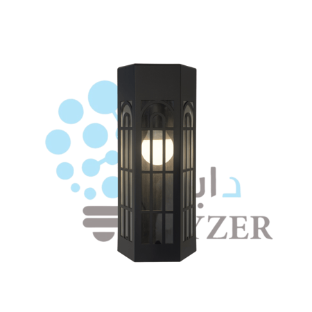 فانوس جداري بزجاج مزخرف