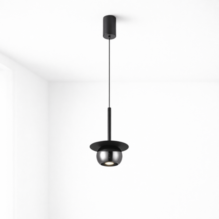 انارة معلقة كروي اسود