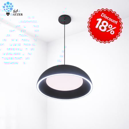 علاقي أسود ليد خطي - ثلاثة اضاءات