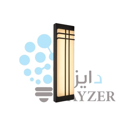 إنارة جدارية خارجية عصرية – إضاءة صفراء دافئة