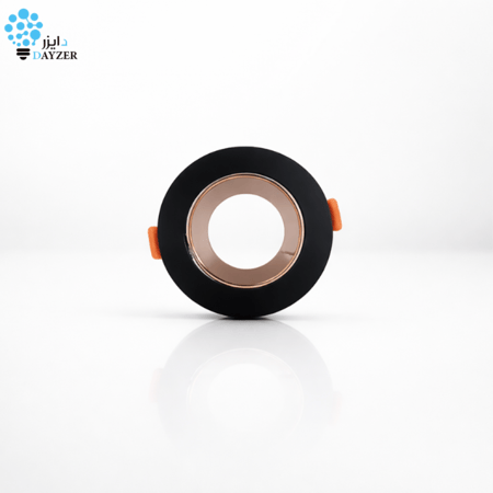 إطار دائري بلاستيك اسود نحاسي 7 سم