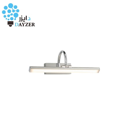 إضاءة مرايا جدارية – كروم لامع، إضاءة صفراء