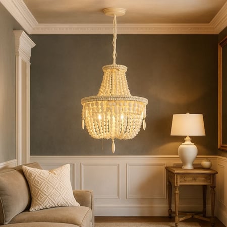 ثريا زخرفية بوهيمية بتصميم خرز معدني | Boho Drop | بوهُو دروب