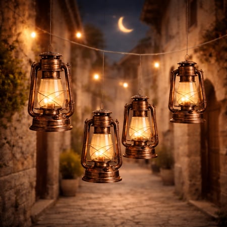 فانوس رمضان نحاسي تراثي