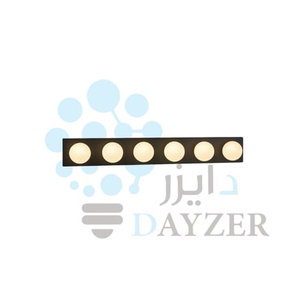 إضاءة مرايا جدارية – 7 كرات ضوئية دافئة