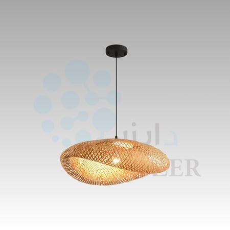 علاقي خيزران بتصميم حلزوني فني – لمسة نحتية بإضاءة ناعمة | Spiral Flow |