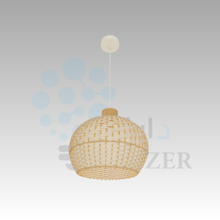 علاقي خيزران منسوج بتصميم كروي – إضاءة هادئة بتفاصيل طبيعية | Bamboo Nest | عُش البامبو