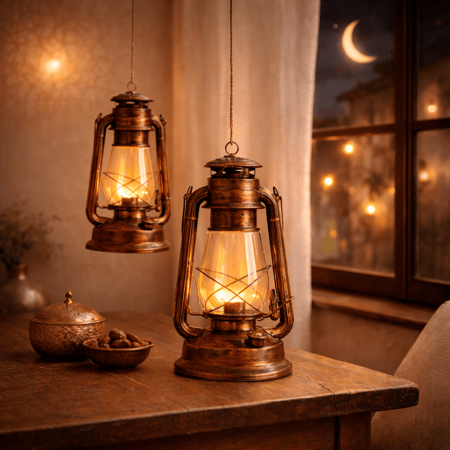 فانوس رمضان نحاسي تراثي
