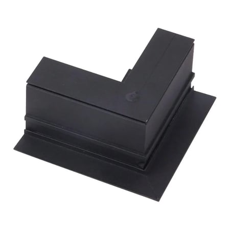 زاوية مسار مغناطيسي من الألومنيوم – دفن قبل الجبس | تركيبة مخفية أنيقة