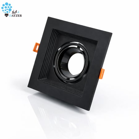 إطار سبوت لايت مربع 10×10 – أسود كامل