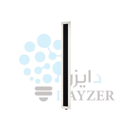 إضاءة جدارية لينير 80 سم – إضاءة صفراء، تصميم مربع
