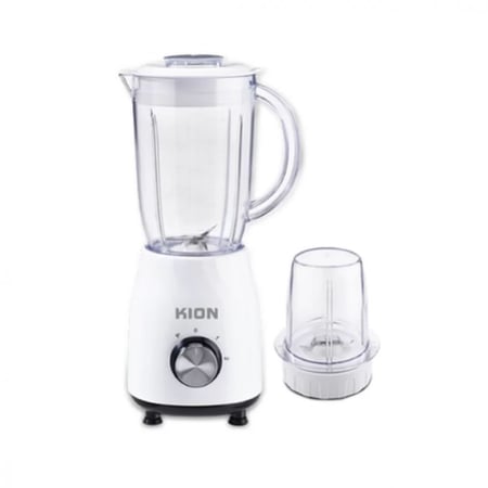 خلاط كيون جك سعة 1.2 لتر مع مطحنة 350 واط أبيض