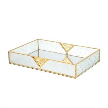 صحن تقديم زجاجي