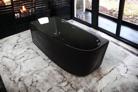 بانيو انفنيتي 170/80اسود كامل