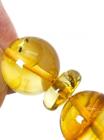 قوافل سبحة كهرمان بلطيقي طبيعي محشر من النوادر Namb0035