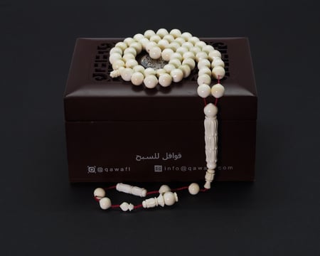 قوافل سبحة من اسنان فرس النهر Hip0006