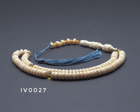 قوافل سبحة من عاج طبيعي IV0027