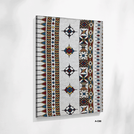 لوحة جدارية مبهجة مستوحاة من التراث الشعبي