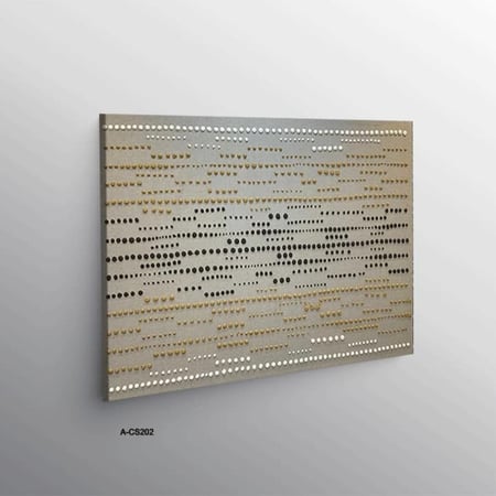 لوحة جبسية جدارية مودرن تجسد الفن النقطي (Dotted Art)