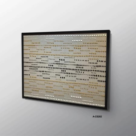 لوحة جبسية جدارية مودرن تجسد الفن النقطي (Dotted Art)