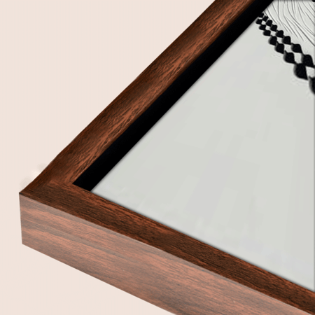 لوحة جبسية جدارية تجريدية ذات طابع درامي وجريء