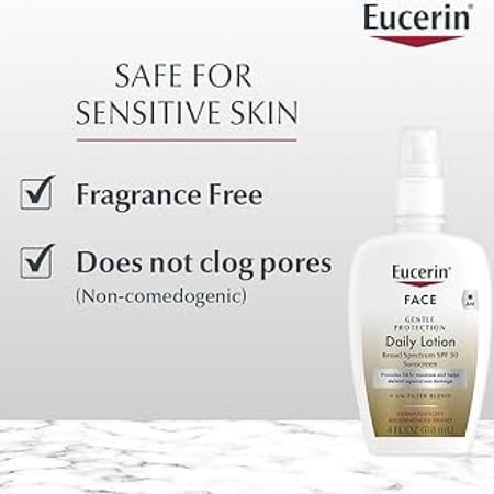 لوشن يوسيرين اليومي المرطب للوجه بعامل حماية من الشمس 30 - 118 مل