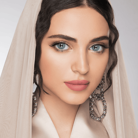 عدسات ملونة من لنس مي - سكاي بلو