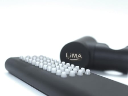 سماعة دش أسود مع لي وعلاقة نحاس كامل ليما Lima