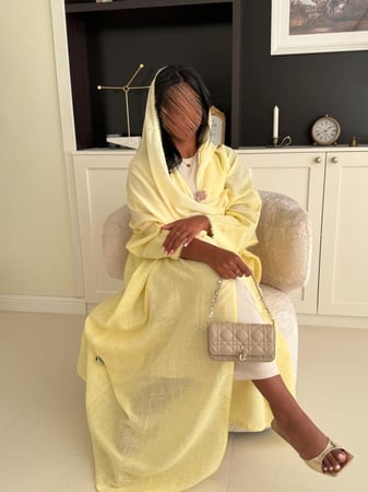 Yellow Abaya