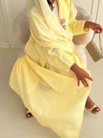 Yellow Abaya